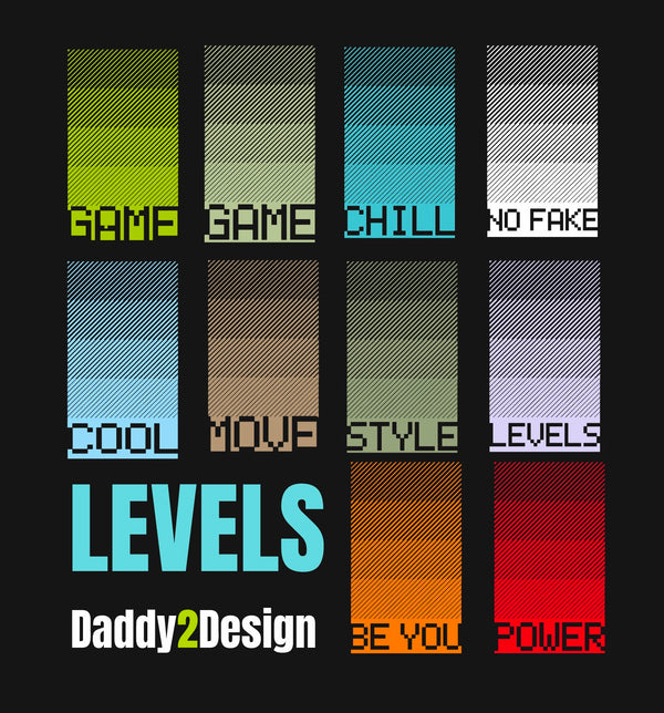 Plotterdatei - "Levels - lineart" - Design - Daddy2Design