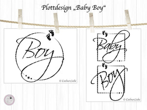 Plotterdatei - "Baby Boy" - CoelnerLiebe