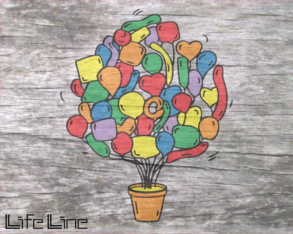Plotterdatei - "Luftballons" - LifeLine Gestaltung