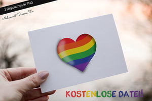 DigiStamp - "Pride - Love is Love" - Nähen mit Vanessa Tia