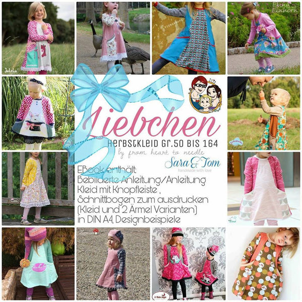 eBook - "Herbstkleid Liebchen" -  From Heart to Needle - Glückpunkt. Shop