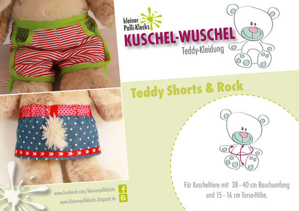 eBook - "Teddy-Sommeroutfit" - Kuschel-Wuschel -  Kleiner Polli-Klecks - Glückpunkt.