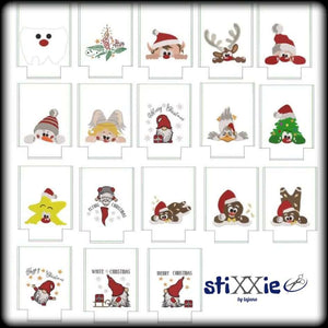 Stickdatei - "ITH Adventskalender oder Geschenkesäckchen 13x18 & 16×26" - Stixxie