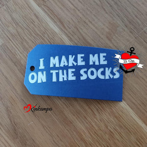 Plotterdatei - "I make me on the socks" - B.Style
