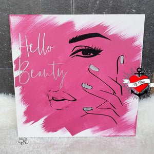 Plotterdatei - "Hello Beauty" - B.Style