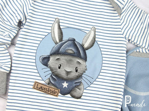 Stickdatei - "cooler Hase Henry 13x18" - Stuff-Deluxe