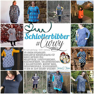 eBook - "Schlotterbibber #SarasWinter - Curvy" - Kleid/Pullover - From Heart to Needle