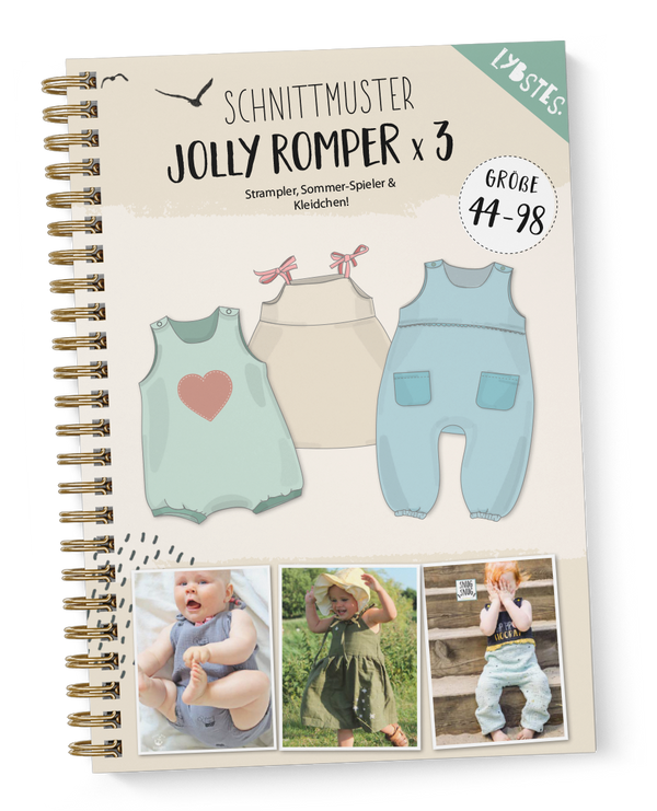 eBook - "Jolly Romper x 3" - Strampler- Spieler und Kleidchen - Lybstes