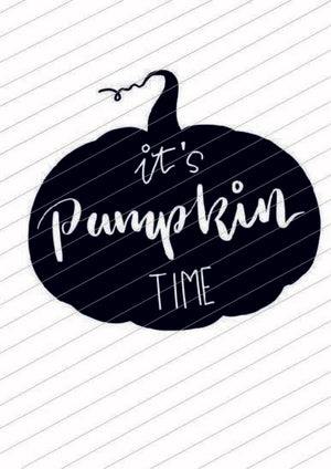 Plotterdatei - "Pumpkin Time" - JaninasKreativzimmer