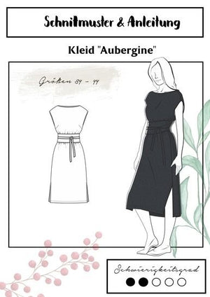 eBook - "Aubergine" - Damenkleid - jusAsuj