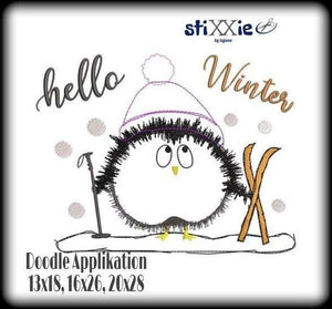 Stickdatei - "Pingu Winter 16x26" - Stixxie