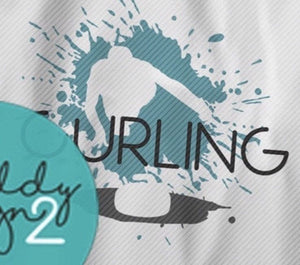 Plotterdatei - "Splash - Curling" - Design - Daddy2Design