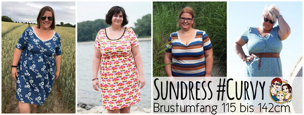 eBook - "Sundress Curvy" - Shirt/Kleid - From Heart to Needle - Glückpunkt.