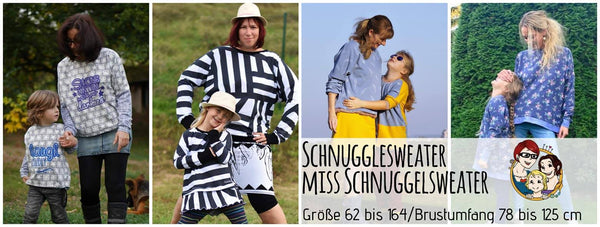 Kombi-eBook "Schnugglesweater & Miss Schnuggelsweater" - Pullover - From Heart to Needle - Glückpunkt.