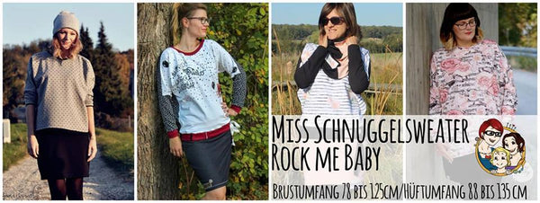 Kombi-eBook "Miss Schnuggelsweater & Rock me Baby" - Pullover & Rock - From Heart to Needle - Glückpunkt.