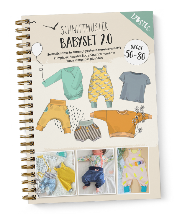 Kombi-eBook - "Babyset 2.0" - Shirt, Sweater, Hosen, Body, Strampler - Lybstes