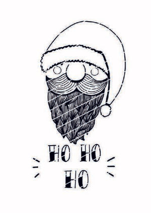 Plotterdatei - "Weihnachtsmann Ho Ho Ho" - JaninasKreativzimmer