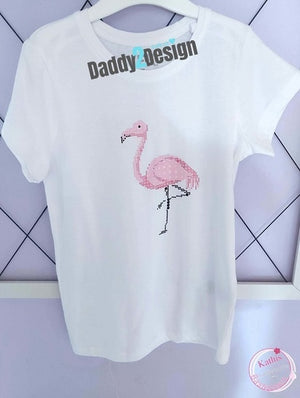Plotterdatei - "Punkte Flamingo" -  Daddy2Design