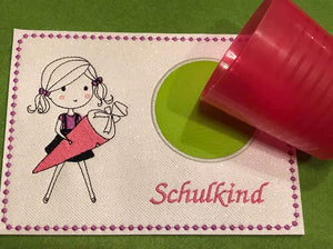 Stickdatei - "Doodle Mädchen Set - Schulmädchen" - Stickzebra