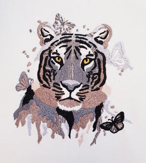 Stickdatei - "Tiger" - Stickzebra