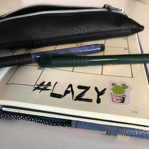 Plotterdatei - "#lazy" - B.Style