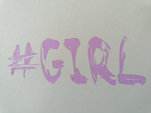 Plotterdatei - "#girl" - B.Style