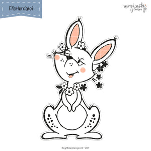 Plotterdatei - "Bunny Magali" - Birgit Boley Designs