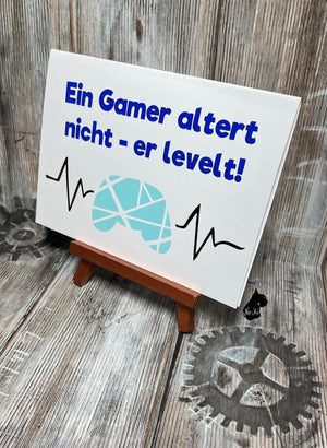 Plotterdatei - "Heartbeat Gaming" - Bützchen