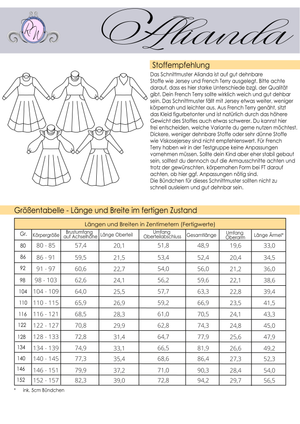 eBook - "Alianda" - Drehkleid für kühlere Tage - Rosalieb & Wildblau
