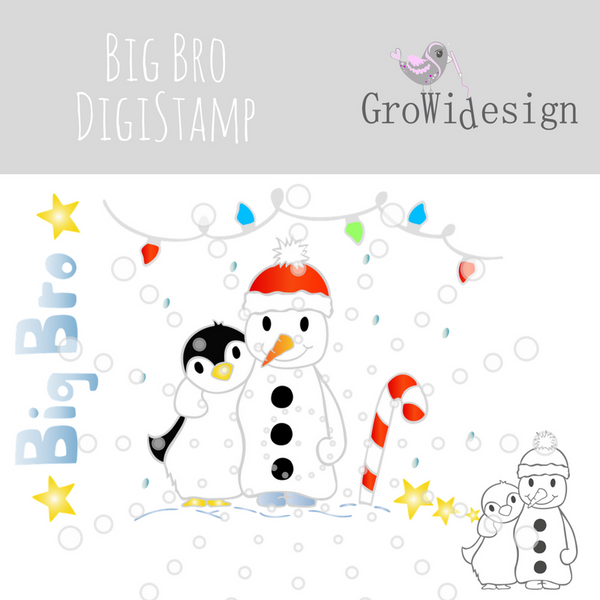 DigiStamp - "Big Bro" - GroWidesign - Glückpunkt.