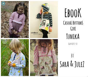 Kombi-eBook - "Casual Buttons *Boy & *Girl" - Shirt - Sara & Julez - Glückpunkt