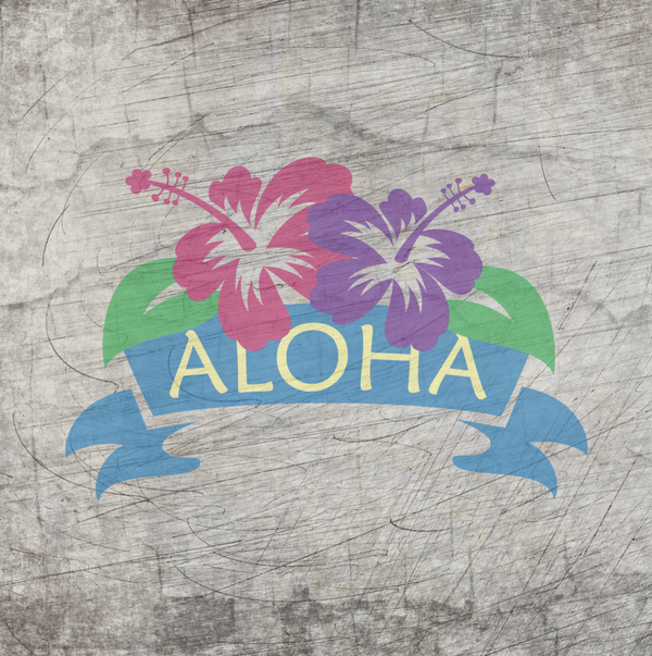 Plotterdatei - "Aloha" - B.Style