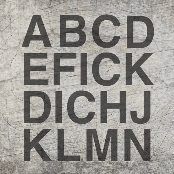 Plotterdatei - "ABC" - B.Style