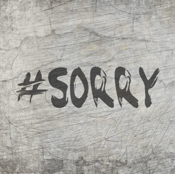 Plotterdatei - "#sorry" - B.Style