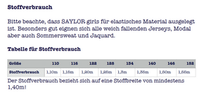 eBook - "Saylor Girls" - Sweatkleid - Fadenfactory