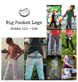 eBook - "Big Pocket Legs" - Hose -  MoiraLita - Glückpunkt.