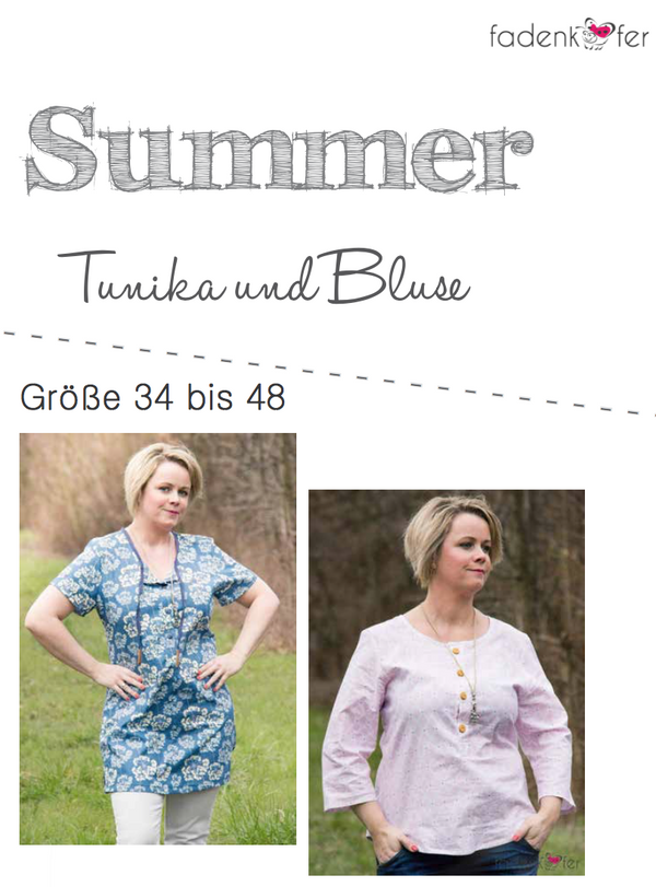 eBook - "Summer" - Bluse/Tunika - Glückpunkt.