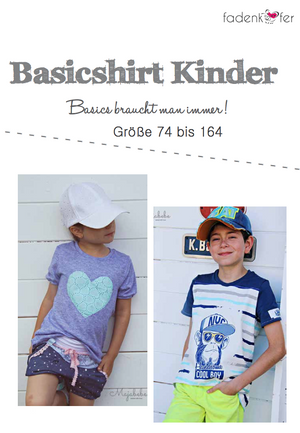 eBook - "Basicshirt Kinder" - Fadenkäfer - Glückpunkt.