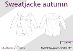 eBook - "Autumn" - Sweatjacke - Schnittherzchen - Glückpunkt. 