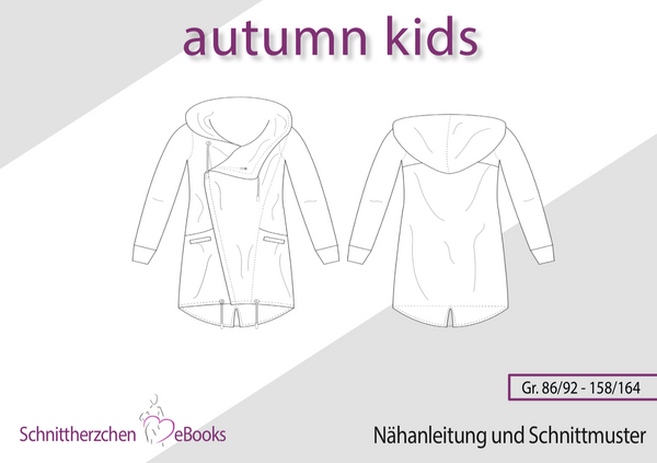 eBook - "Autumn kids" - Sweatjacke - Schnittherzchen - Glückpunkt. 