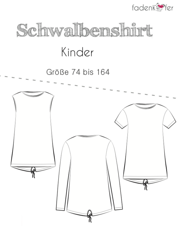 Kombi-eBook - "Schwalbenshirt Kinder & Damen" - Fadenkäfer