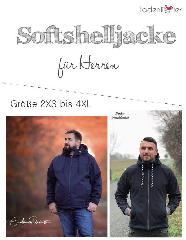 eBook - "Softshelljacke Herren" - Fadenkäfer - Glückpunkt.