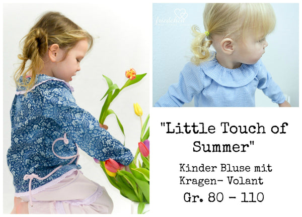 eBook - "Little Touch of Summer" - Bluse - Schneiderline - Glückpunkt