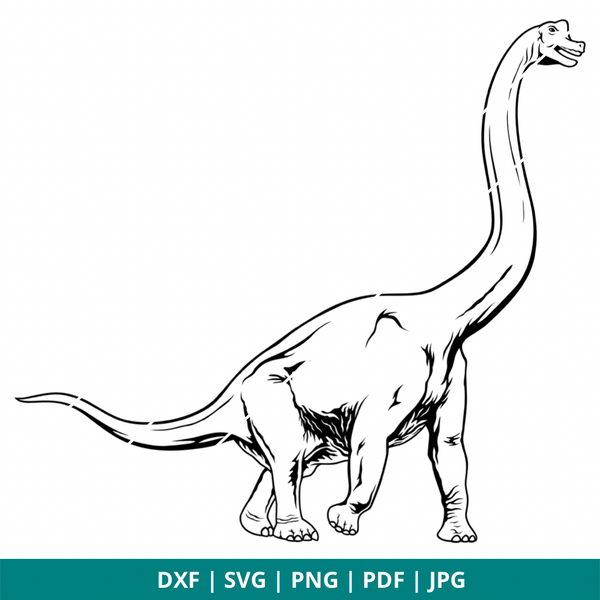 Plotterdatei - "Brachiosaurus" - Famafami