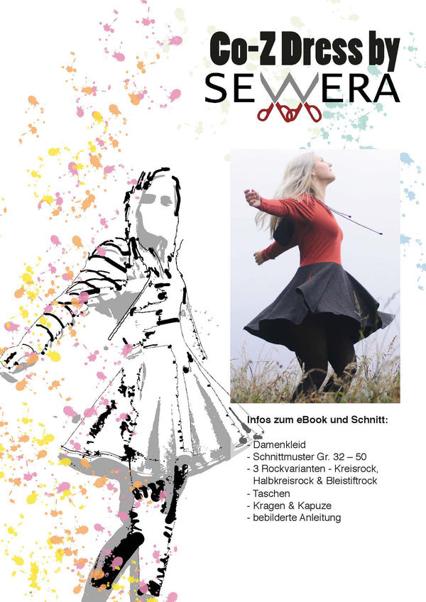 eBook - "Co-Z Dress Damen" - Kleid - Sewera - Glückpunkt.