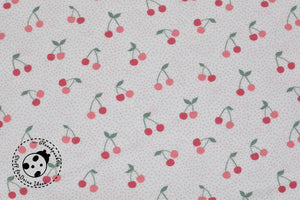 Digitaldruck-Jersey - "Lovely Cherrys" - Kirschen