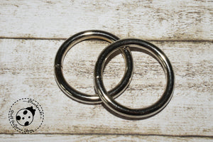 Metall-Ring - "Metall" - 25 mm (2er-Set)