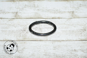 Metall-Ring/Karabiner/Karabinerhaken - "Metall oval" - 38 mm