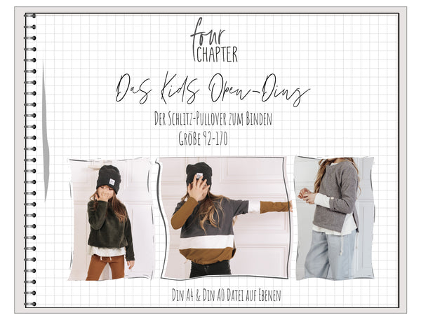 eBook - "Das Kids Open-Ding" - Schlitz-Pullover - Four Chapter