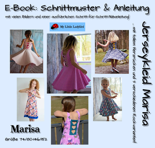 eBook - "Marisa" - Jerseykleid - My little Ladybird - Glückpunkt